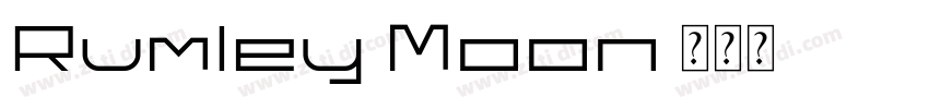 Rumley Moon字体转换